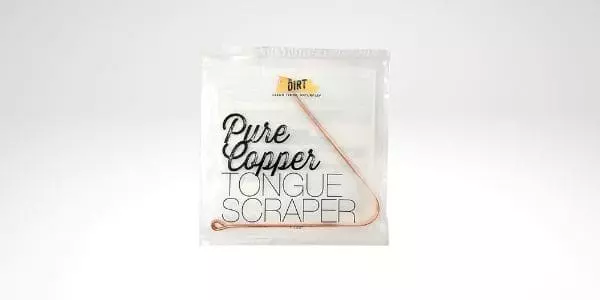 Limpador de língua de cobre e sem plástico